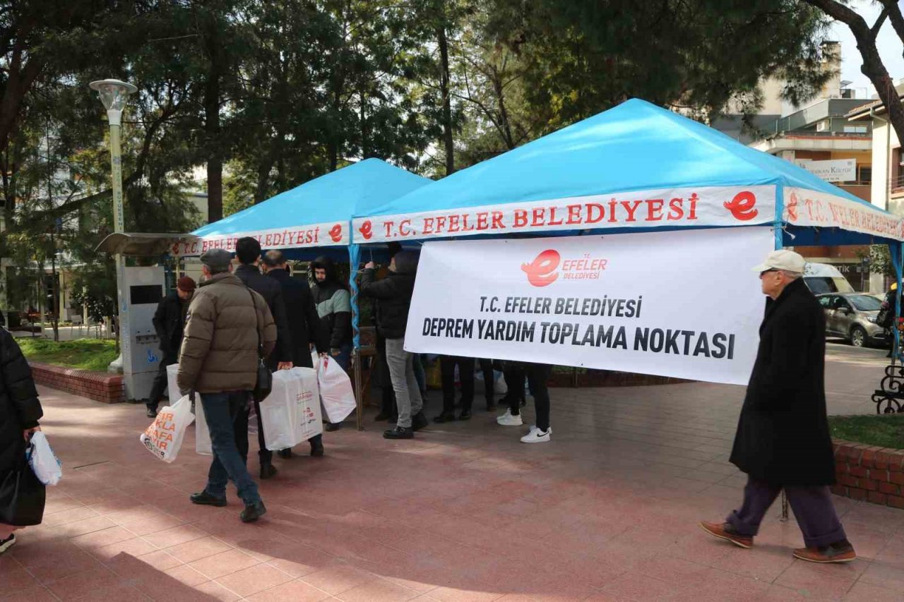 Efeler’de yardım seferberliği başladı, EFAK ekipleri yola çıktı