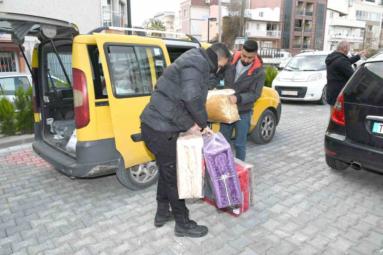 Kuşadası depremzedeler için tek yürek oldu