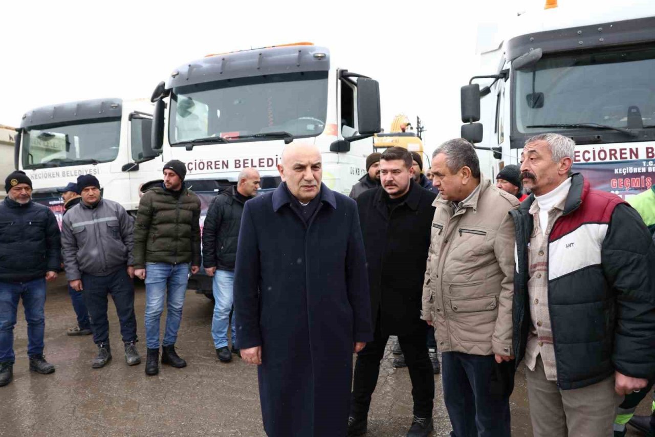 Keçiören Belediyesinden deprem bölgesine destek
