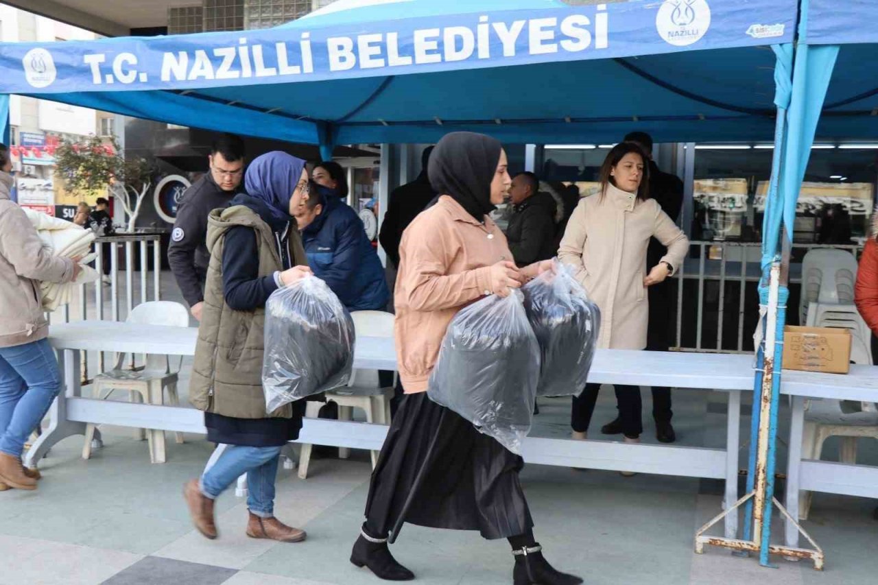 Afet bölgesine Nazilli’den yardım eli
