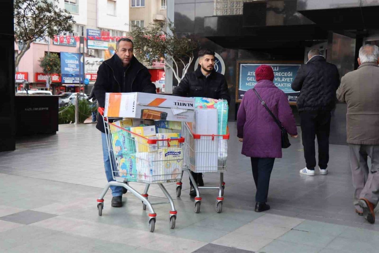 Afet bölgesine Nazilli’den yardım eli