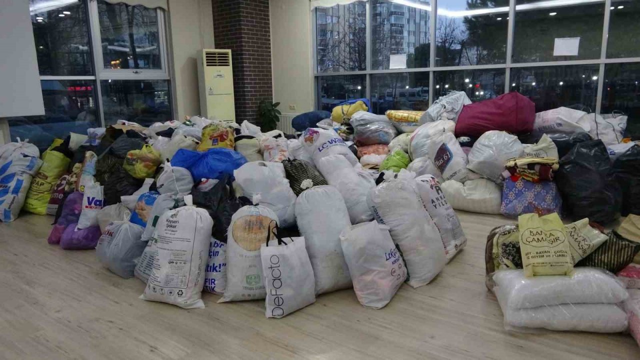 Afetzedeler için yardım kampanyası