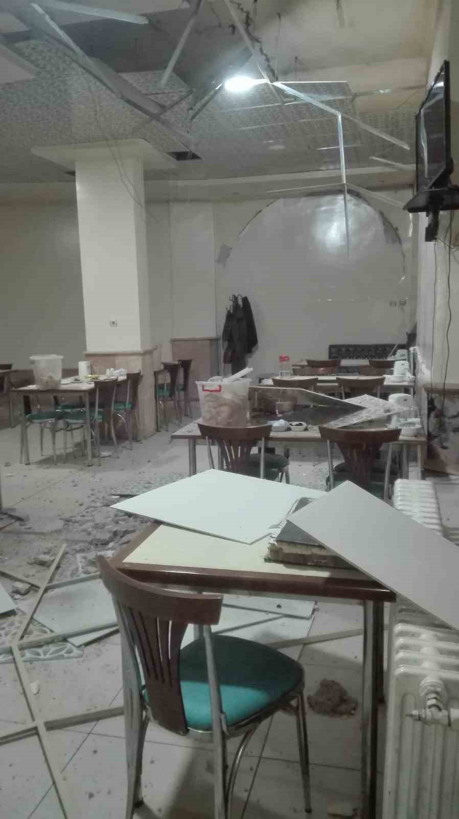 Sivas’ta deprem güvenlik kamerasına yansıdı