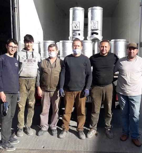 Bozdoğan sobaları depremzedeleri ısıtacak