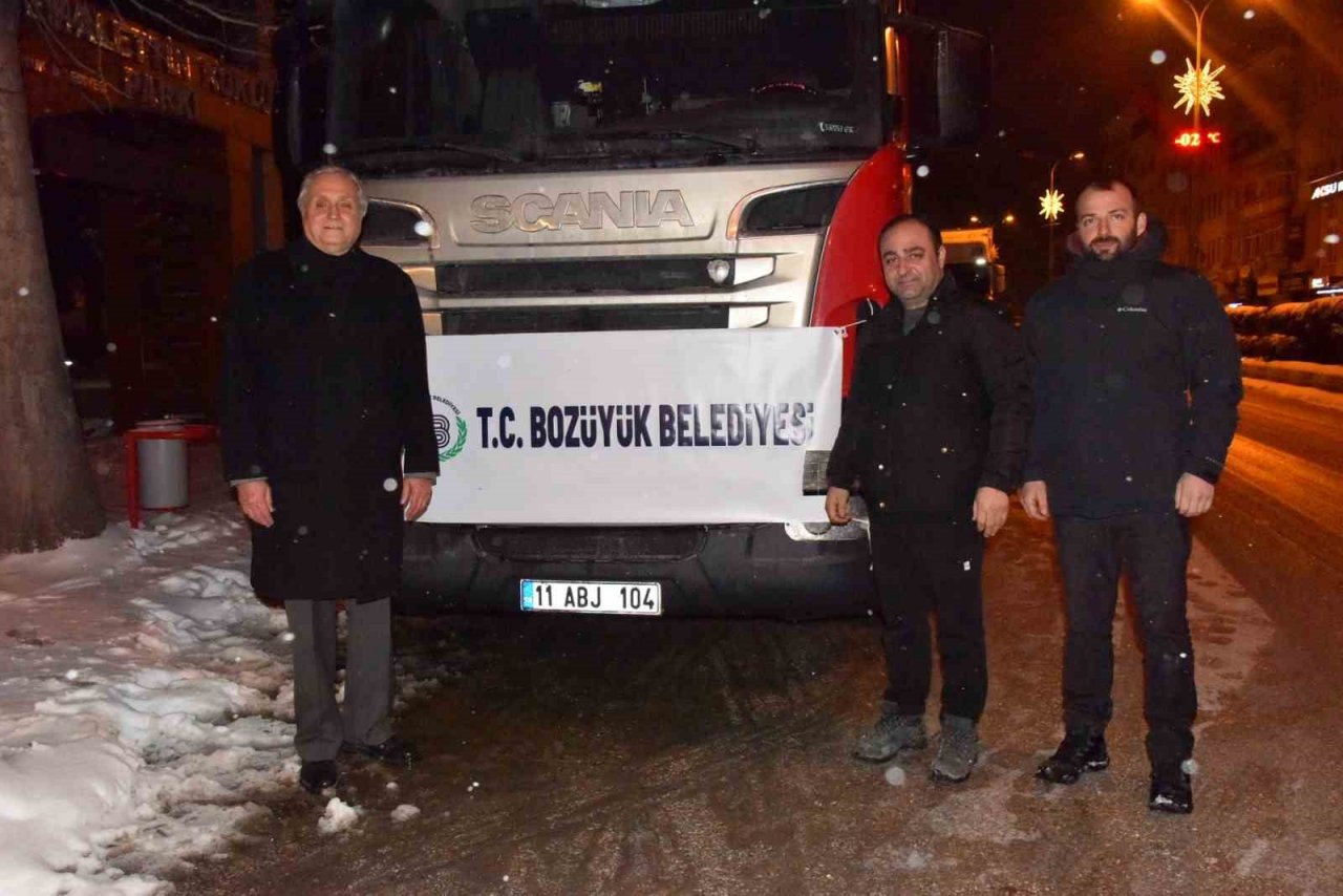 Bozüyük Belediyesi’nden depremzedeler için yardım kampanyası