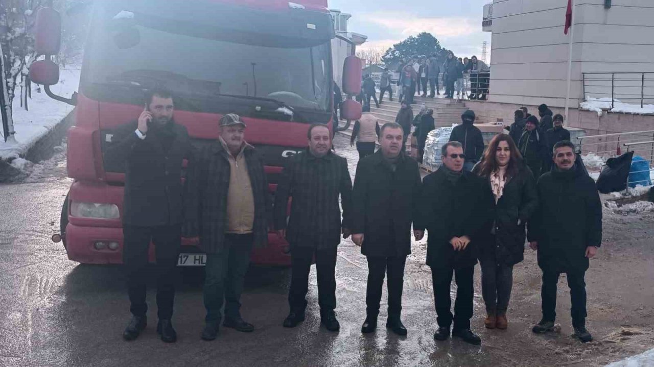 Çan depremzedeler için tek yürek oldu