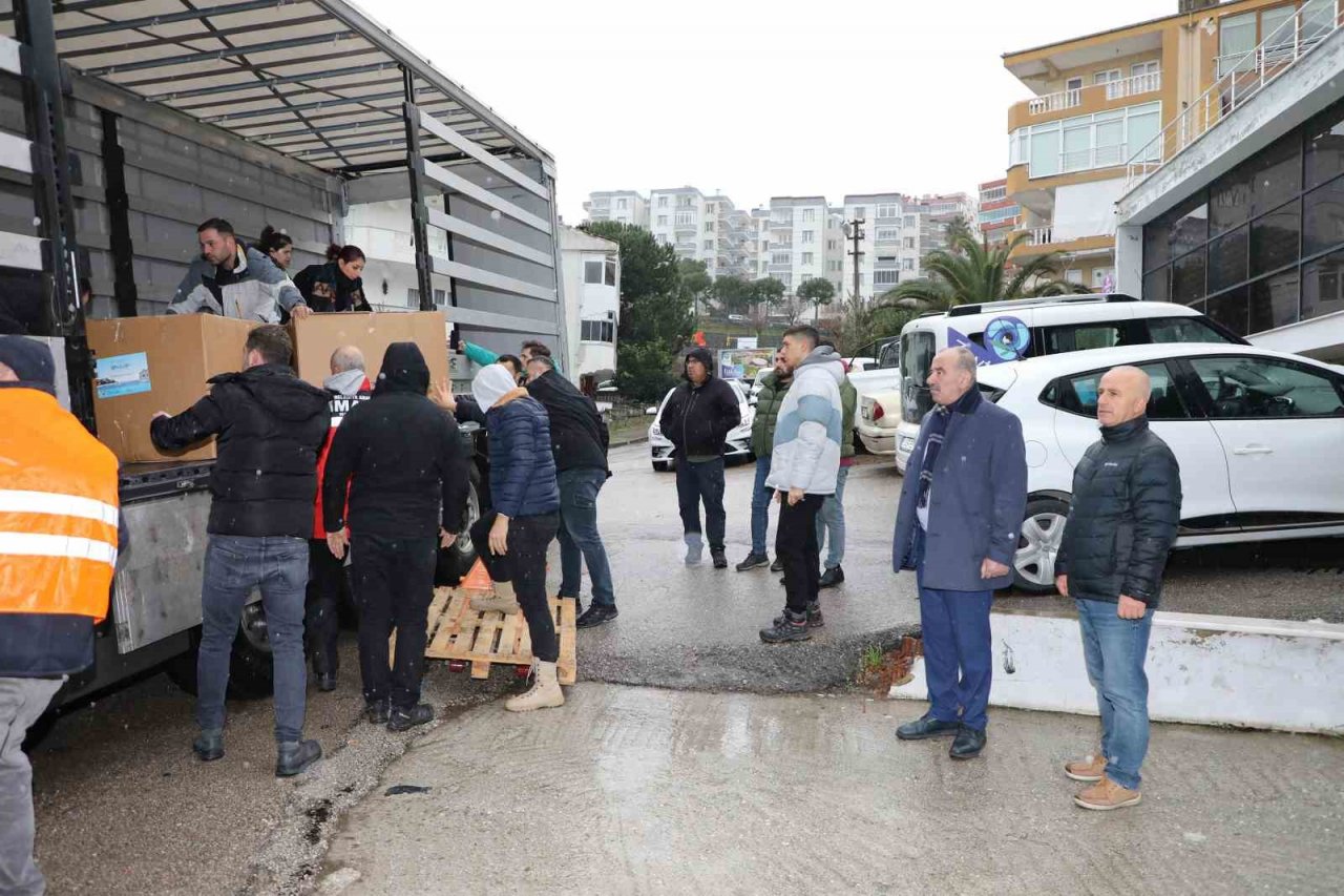 Mudanya’nın yardımları yola çıktı