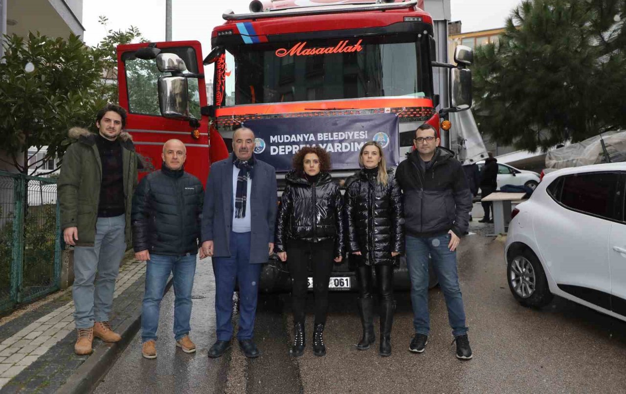 Mudanya’nın yardımları yola çıktı