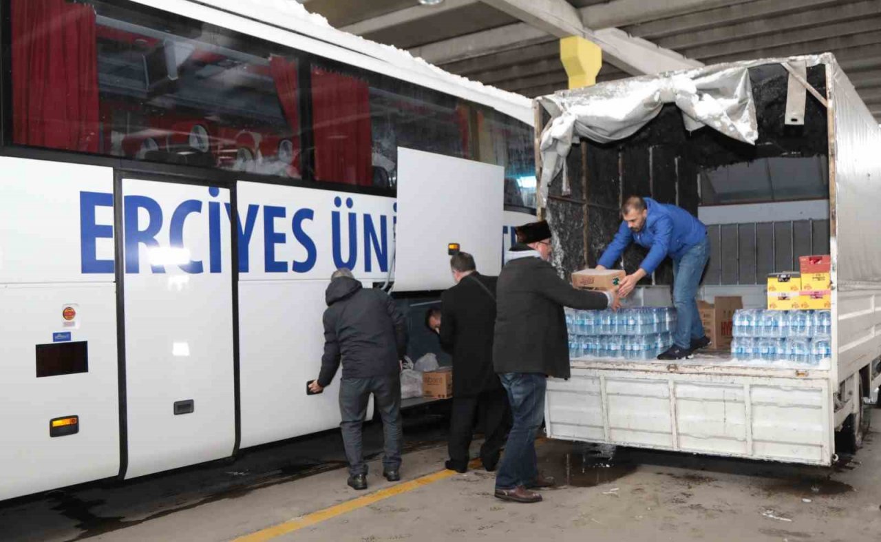 ERÜ’den Deprem Bölgesi’ne Yardım Eli