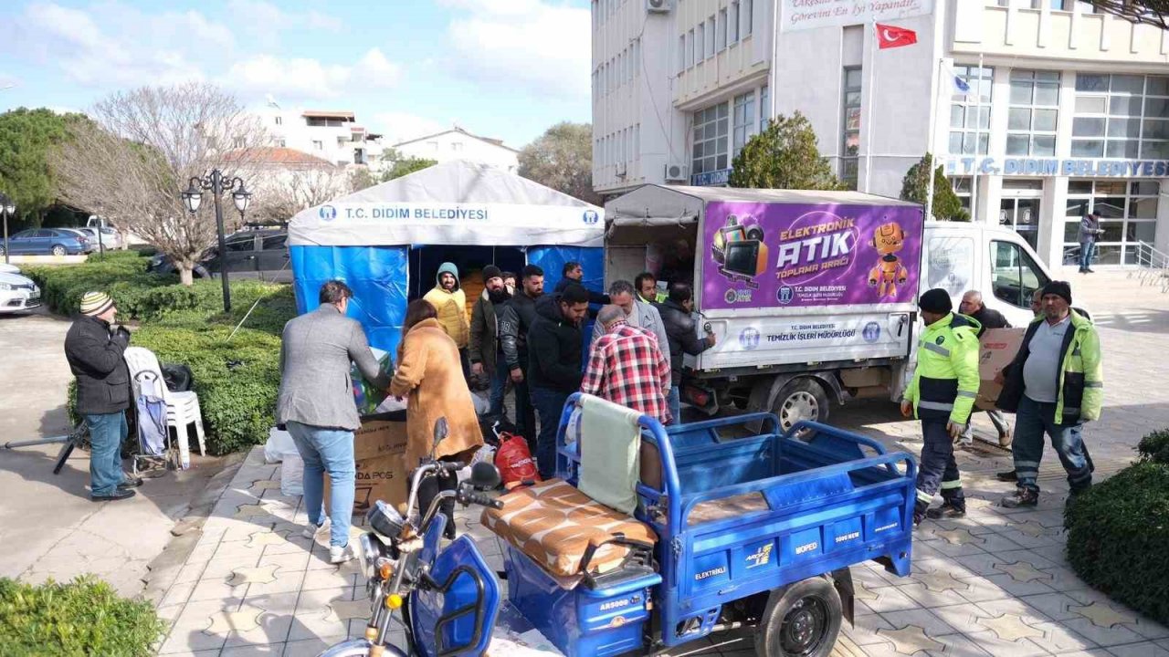 Didim’den deprem bölgesine yardım eli
