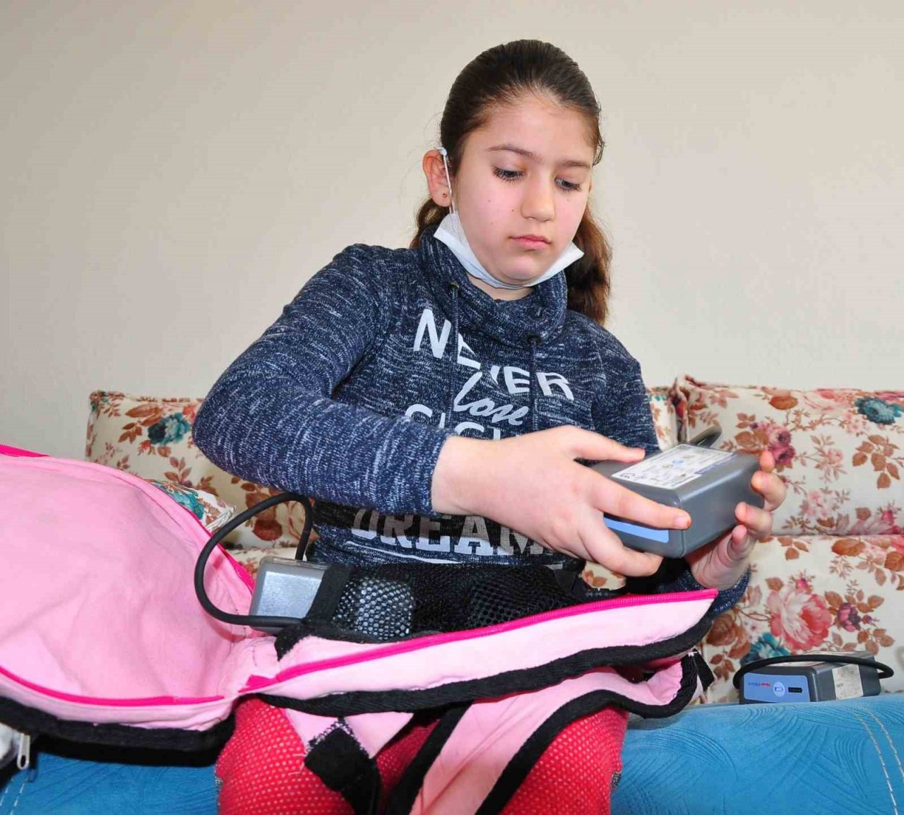 Minik kalbi daha fazla dayanamadı