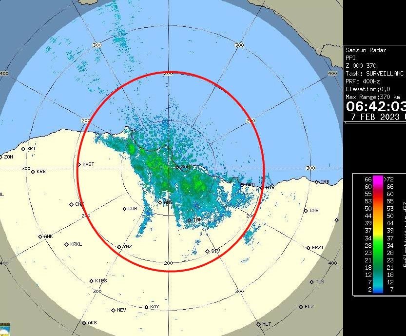 Samsun’da metrekareye 119,9 kilo yağış düştü