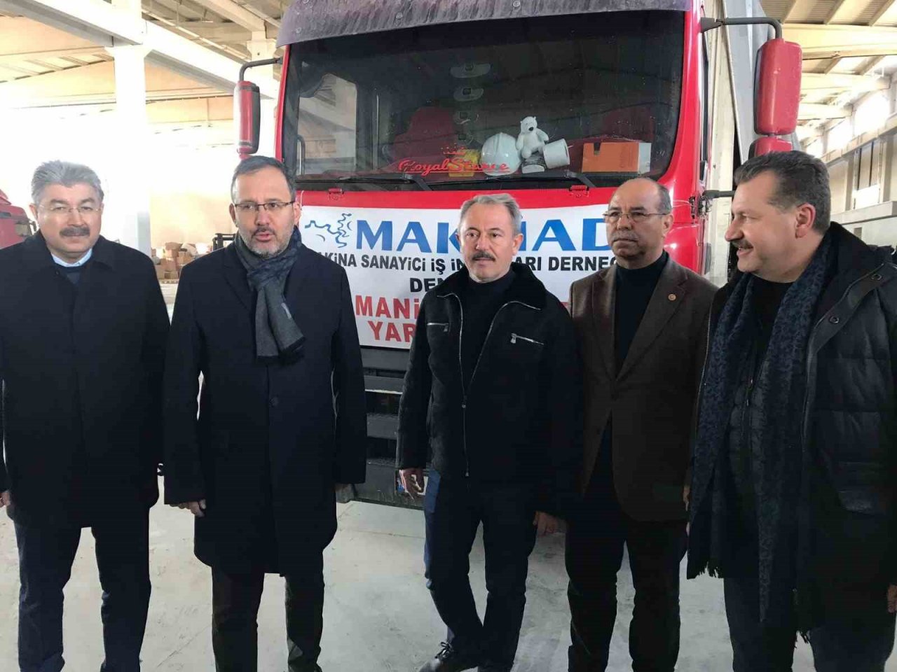 MAKSİAD’ın yardım tırı deprem bölgesinde