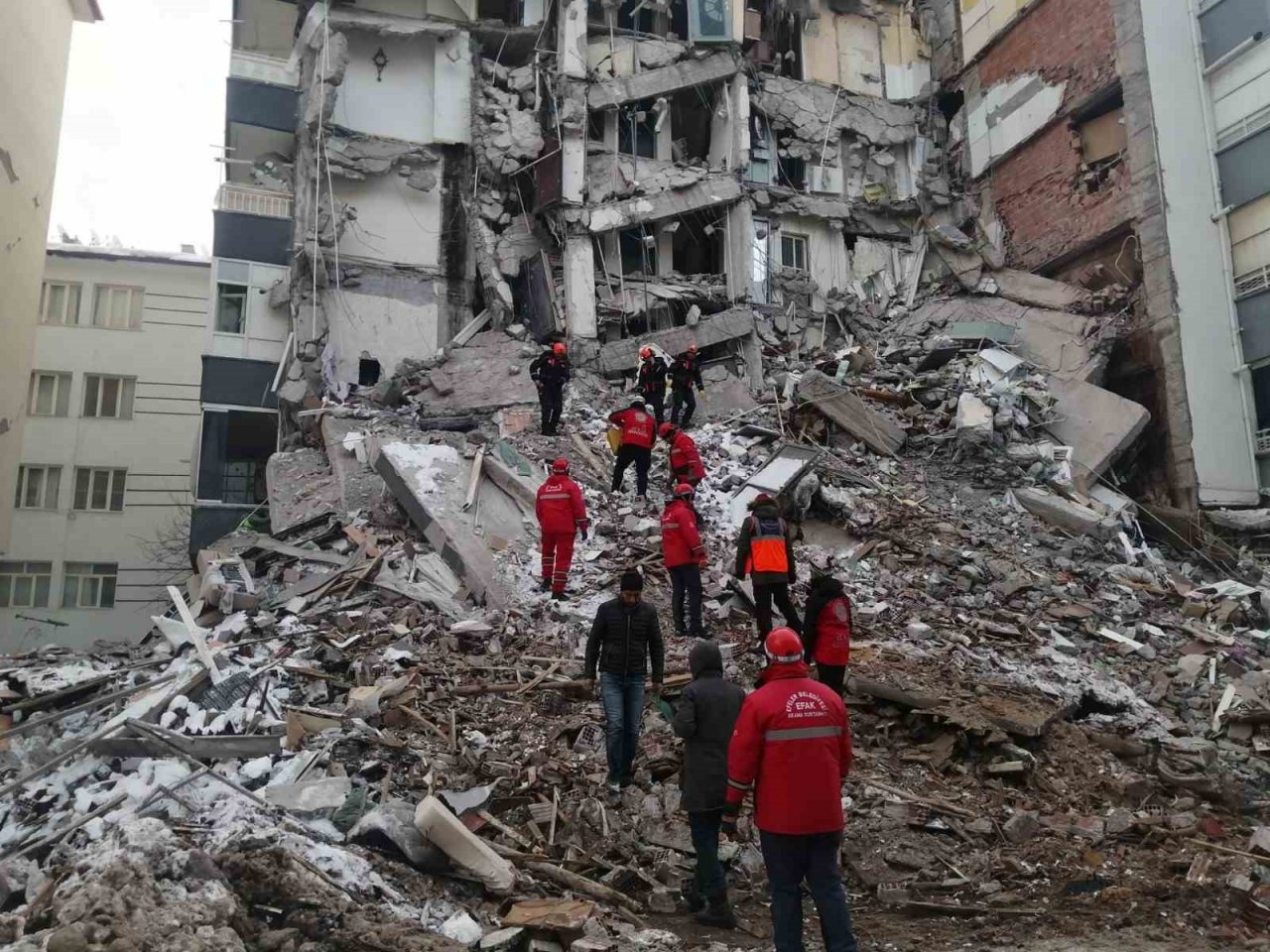 Arama kurtarma çalışmalarına EFAK’tan önemli destek