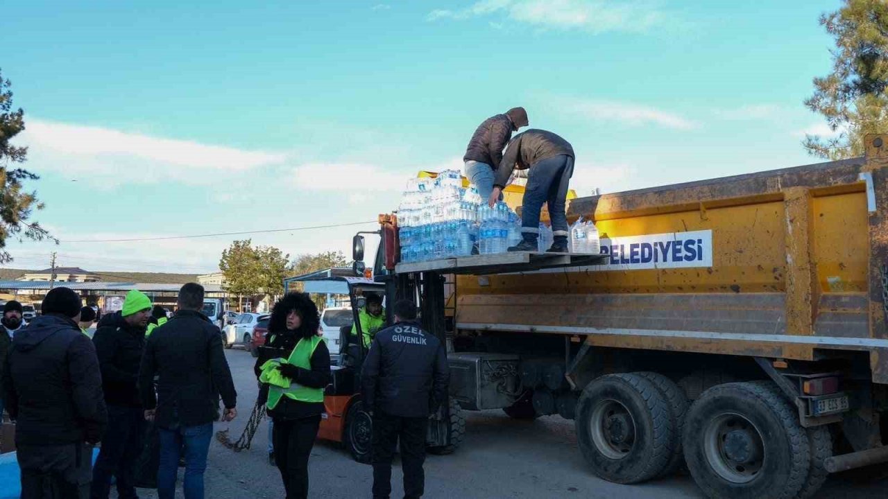 Didim’den deprem bölgesine destekler devam ediyor