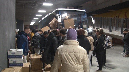 Göztepe’nin yardım tırları yola çıktı