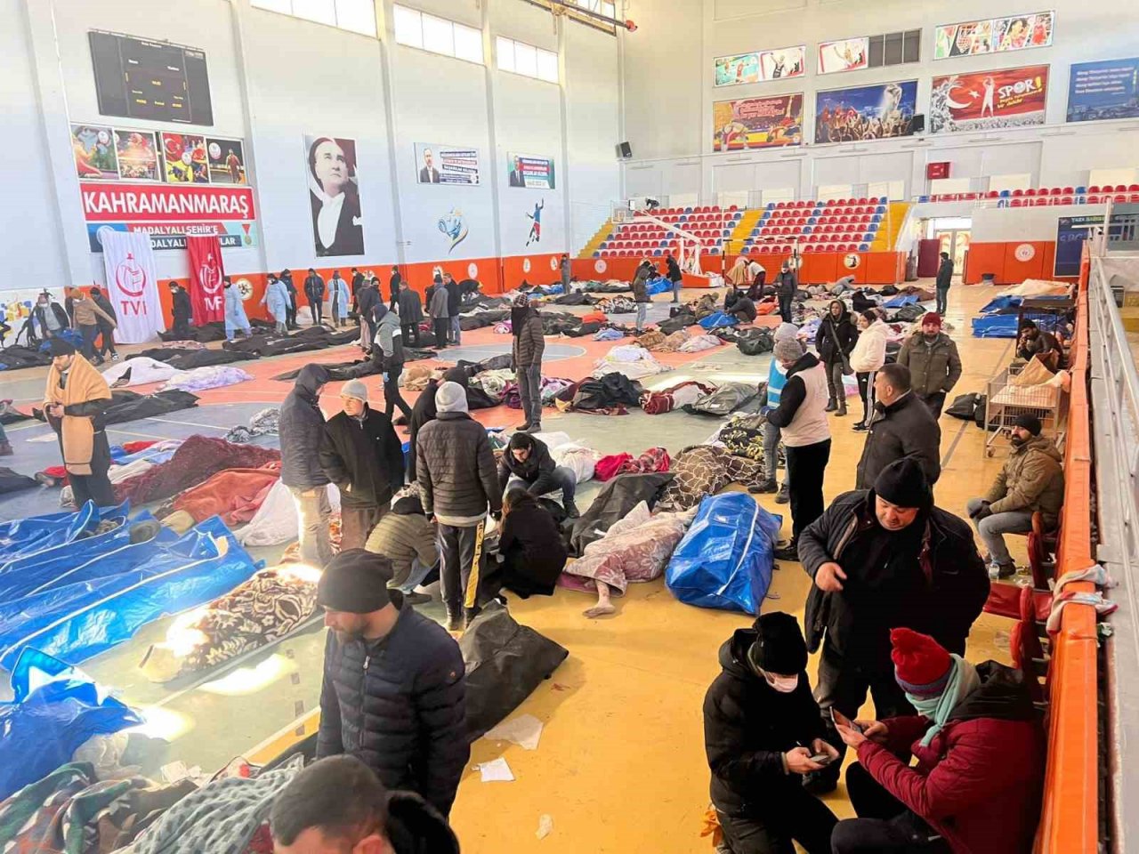 Spor salonu en acı misafirlerini ağırlıyor