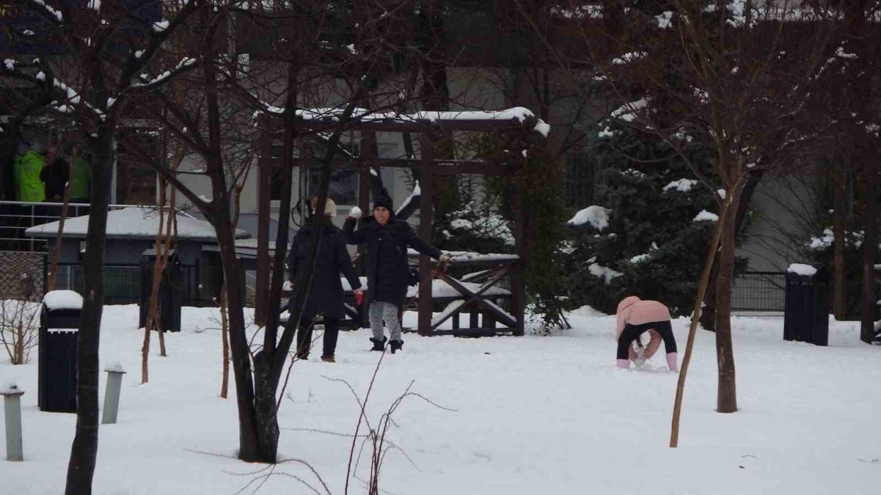 Bafra beyaza büründü