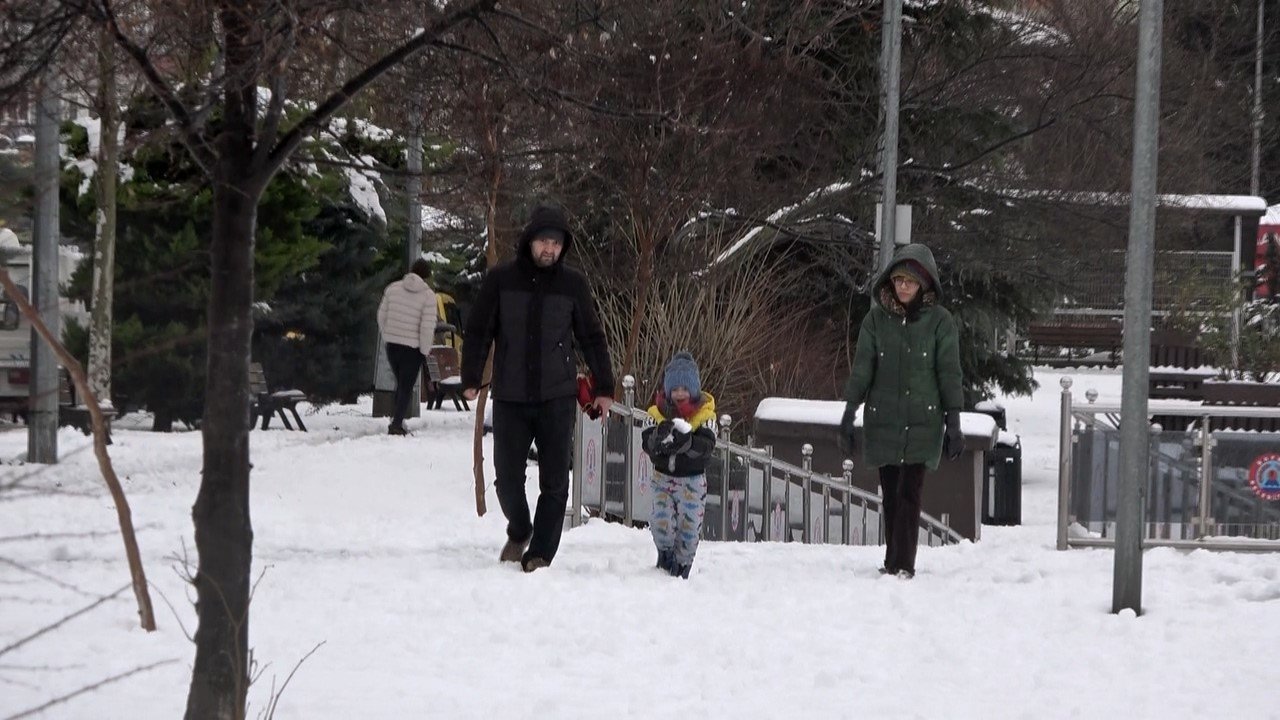 Bafra beyaza büründü