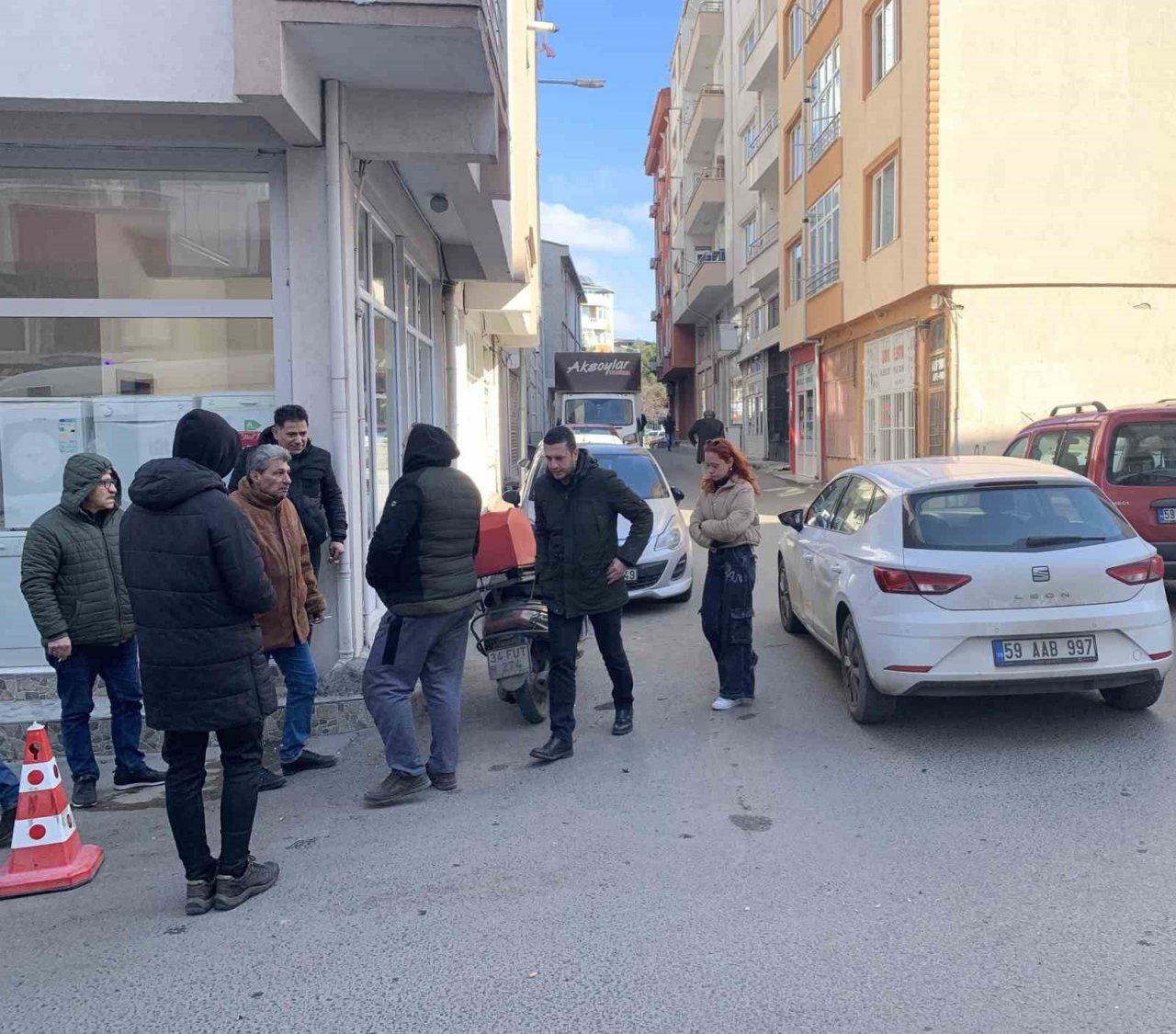 Tekirdağ’da yaralamalı kaza kameraya yansıdı