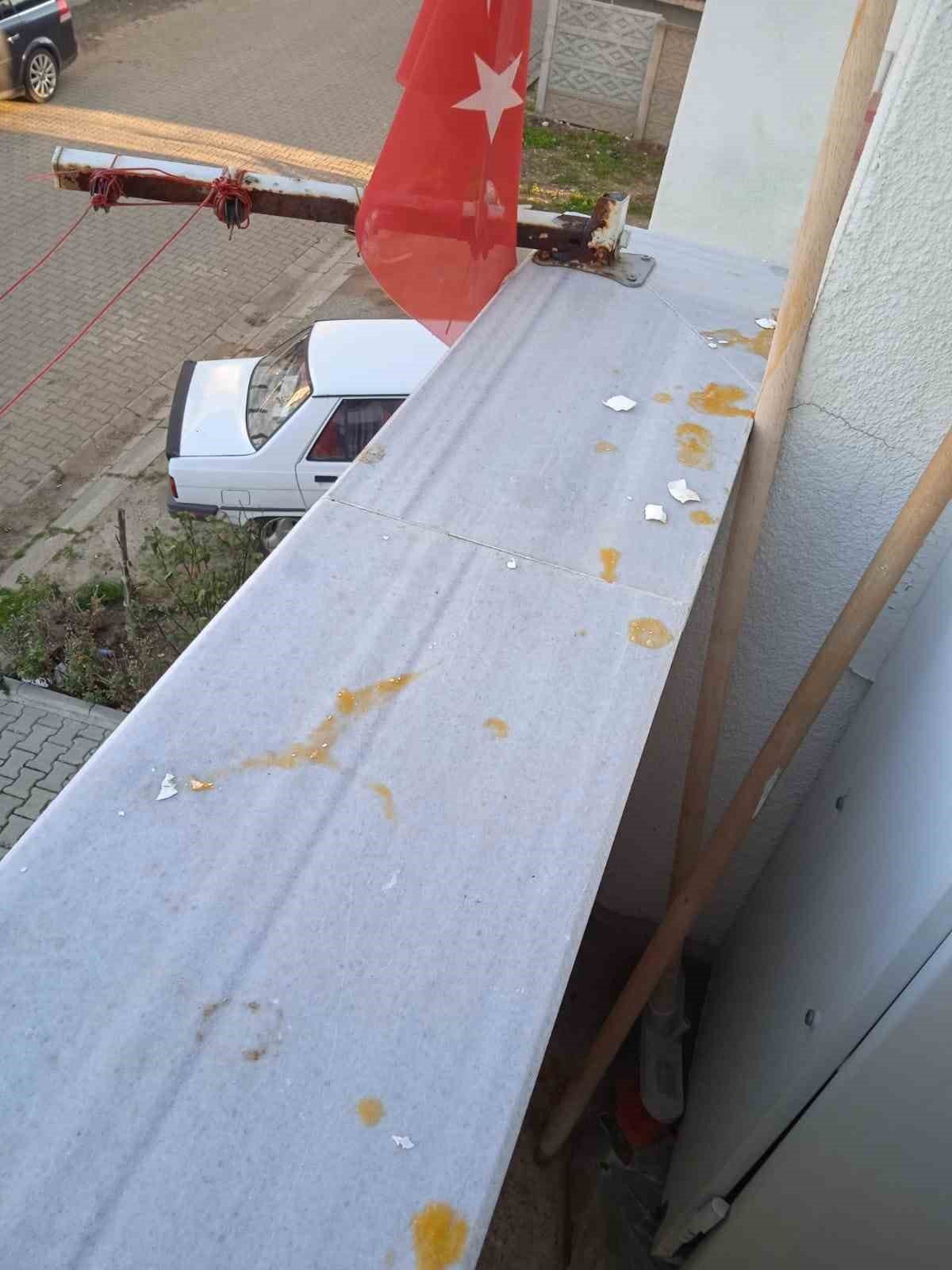 Gençlerin taşlama oyunu kameraya yansıdı