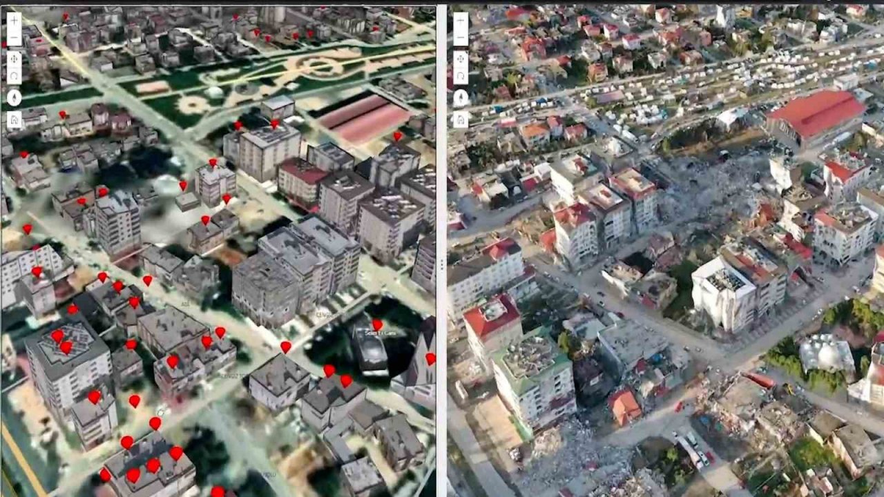 Çevre, Şehircilik ve İklim Değişikliği Bakanlığı, uydu ve İHA’larla hasar tespit çalışmaları yapıyor