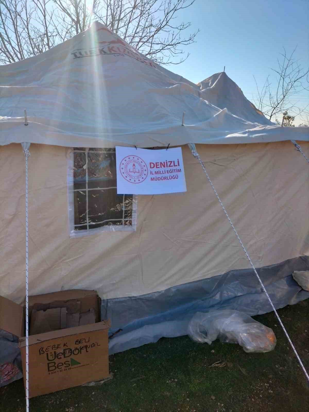 Denizli’nin sahra mutfağı deprem bölgesinde hizmete başladı