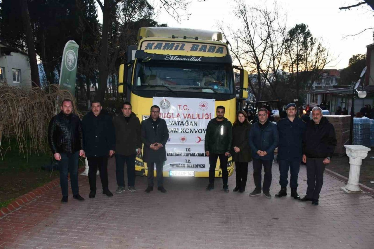Muğla’dan deprem bölgesine 145 Yardım tırı gönderildi