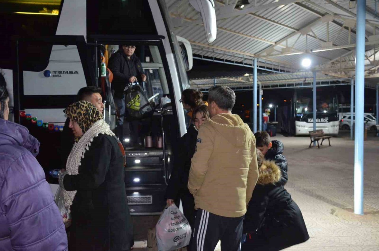 Depremzedeler Didim’de