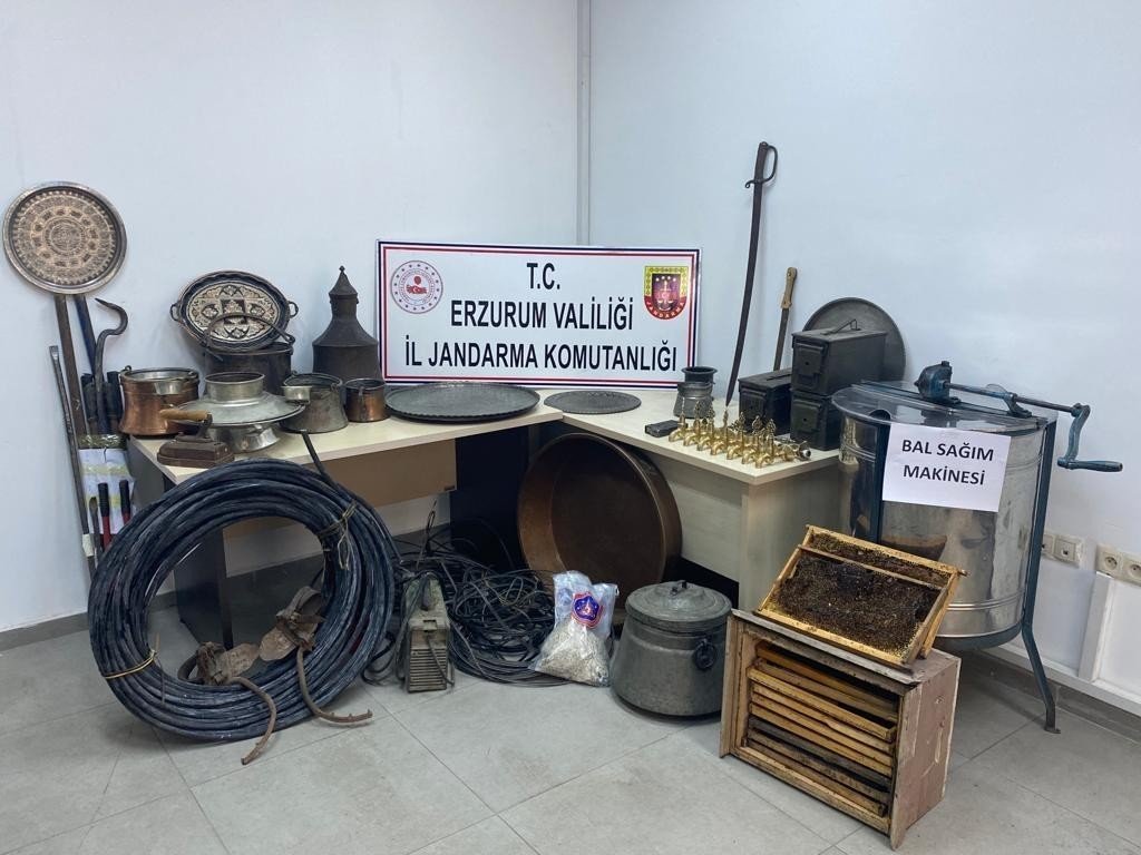 Erzurum’da çok sayıda faili meçhul hırsızlık olayı aydınlatıldı: 4 tutuklama