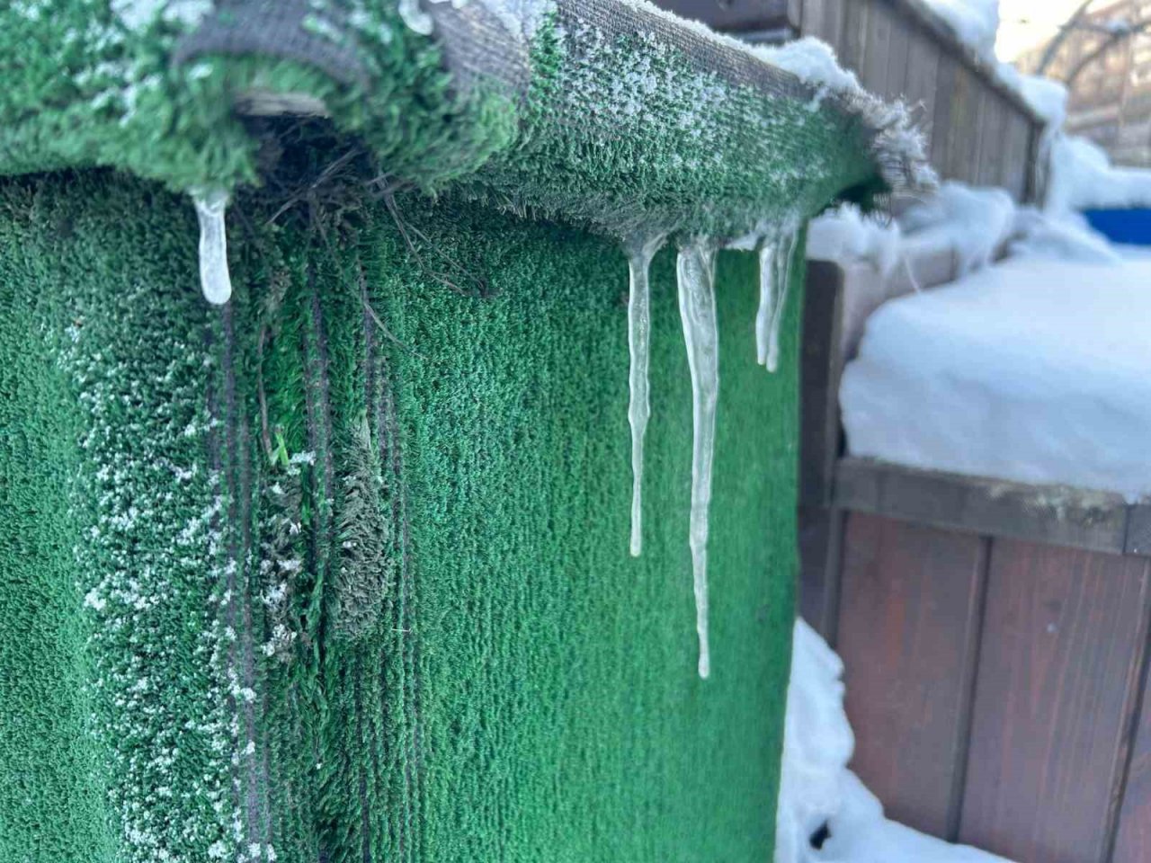 Erzurum’da dondurucu soğuklar etkili oluyor