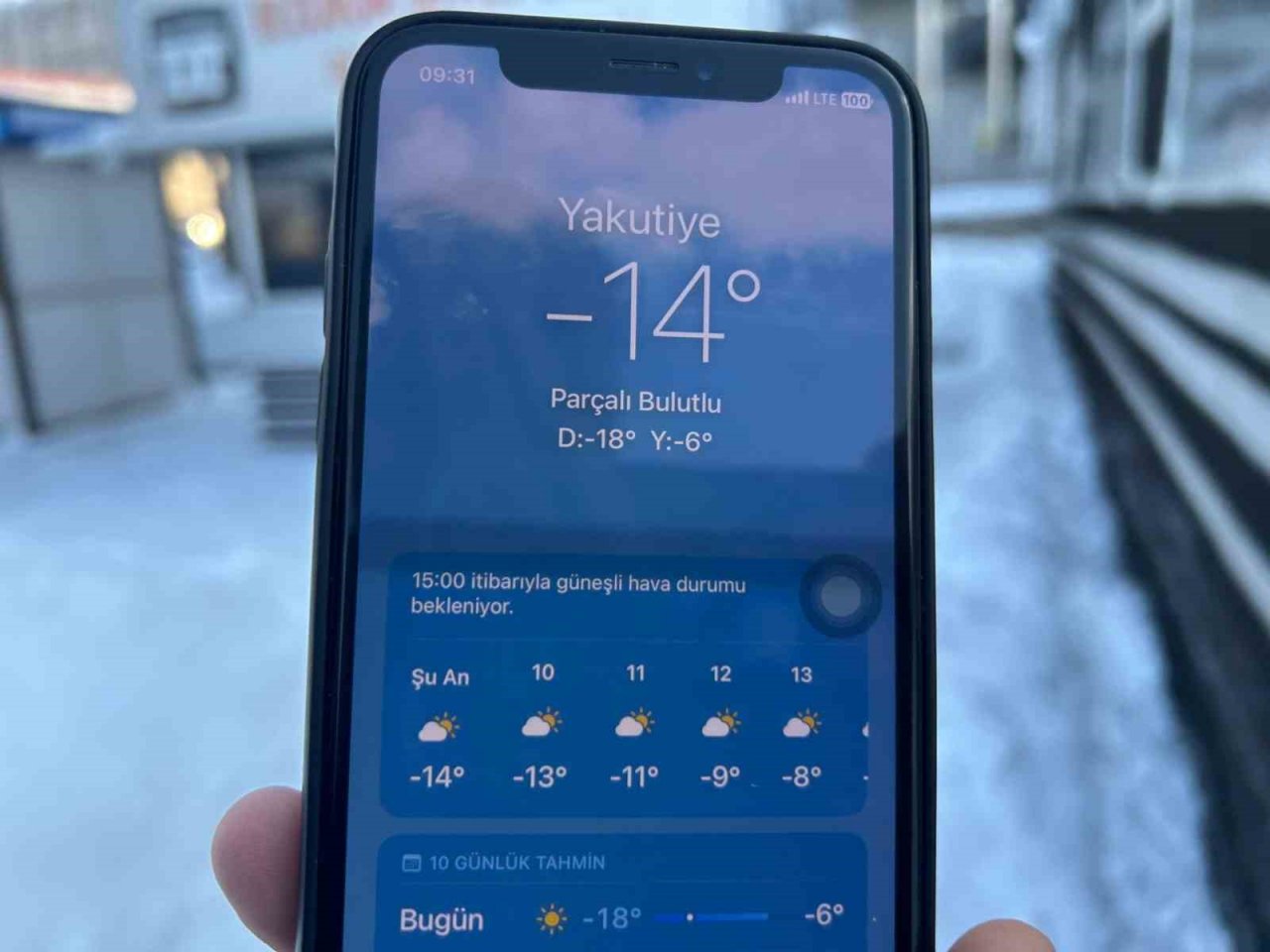 Erzurum’da dondurucu soğuklar etkili oluyor