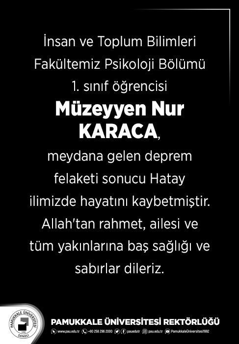 Depremde hayatını kaybeden Denizlili vatandaşlar tüm kenti hüzne boğdu