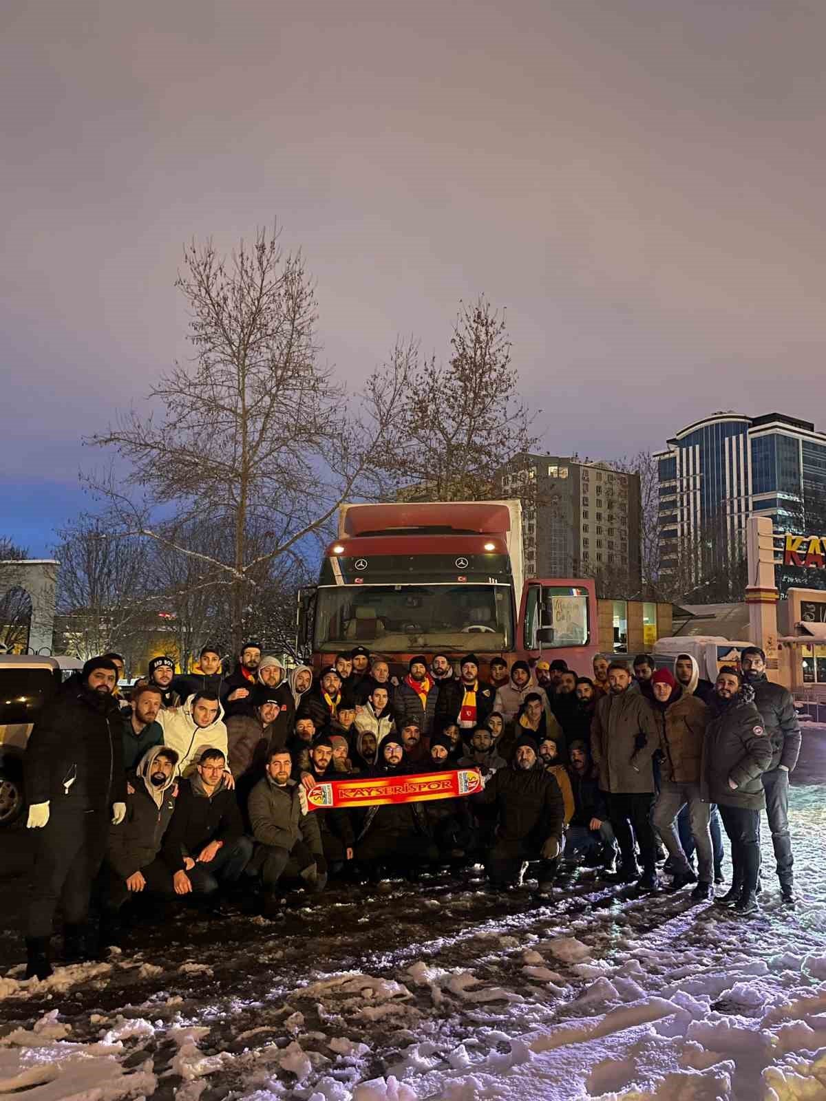 Kayseri spor camiası tek yürek