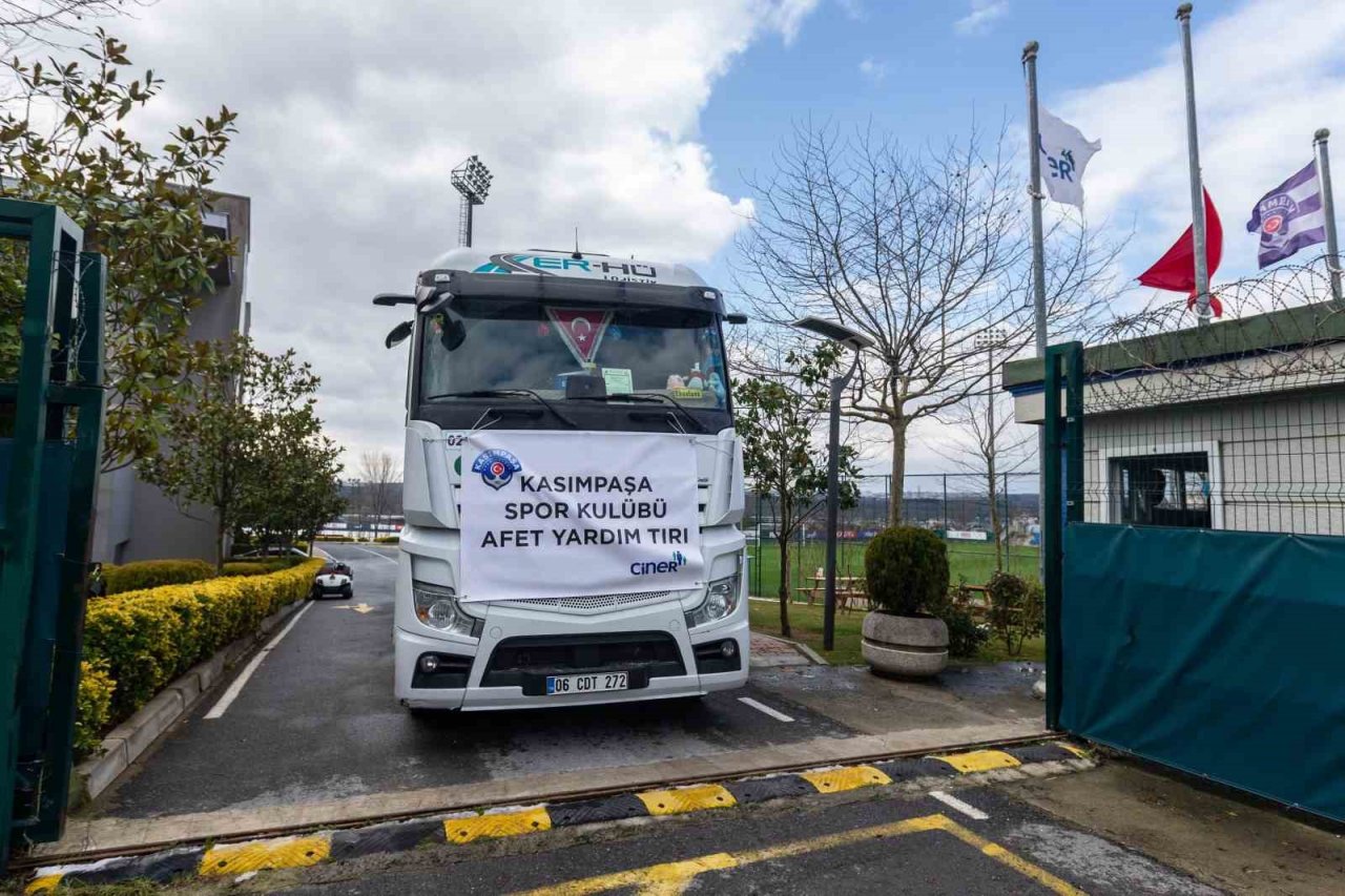 Kasımpaşa’dan depremzedelere yardım