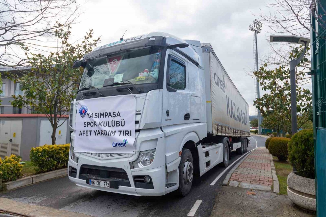 Kasımpaşa’dan depremzedelere yardım