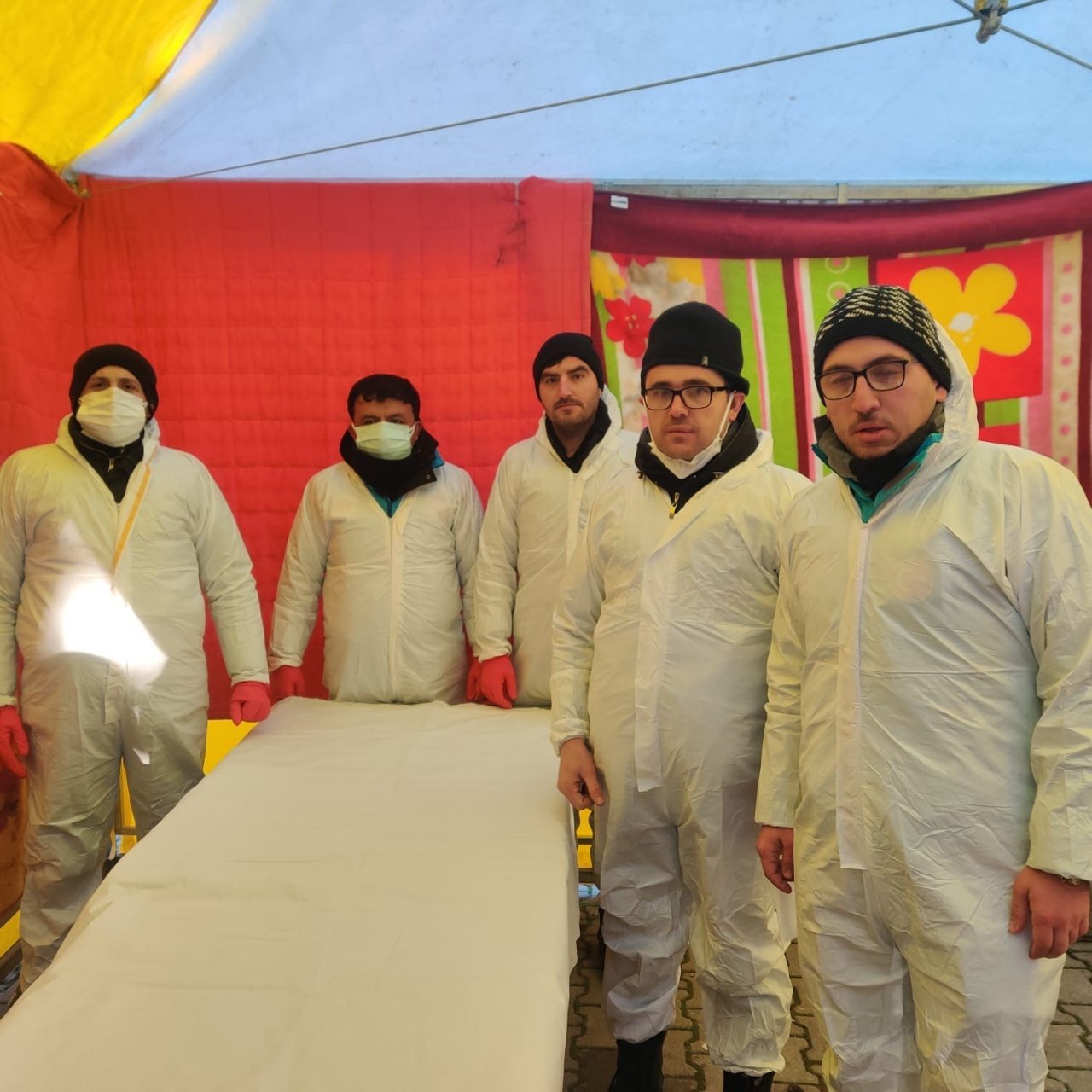 Muğla İl Müftülüğü ekipleri defin işleminde göreve başladı