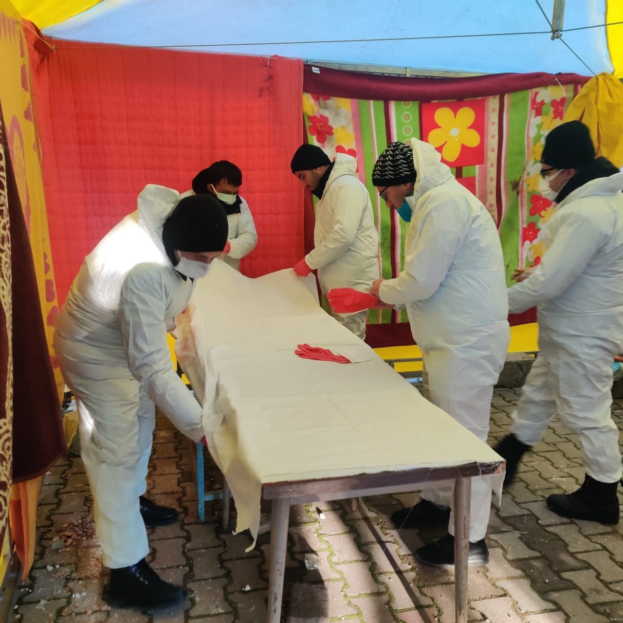 Muğla İl Müftülüğü ekipleri defin işleminde göreve başladı