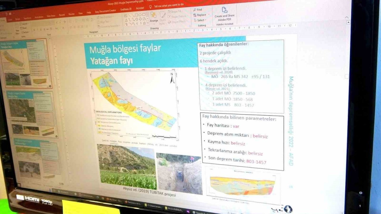 MSKÜ Dr. Öğretim Üyesi Aksoy; “Muğla bölgesinde aktif 4 fay hattı var”
