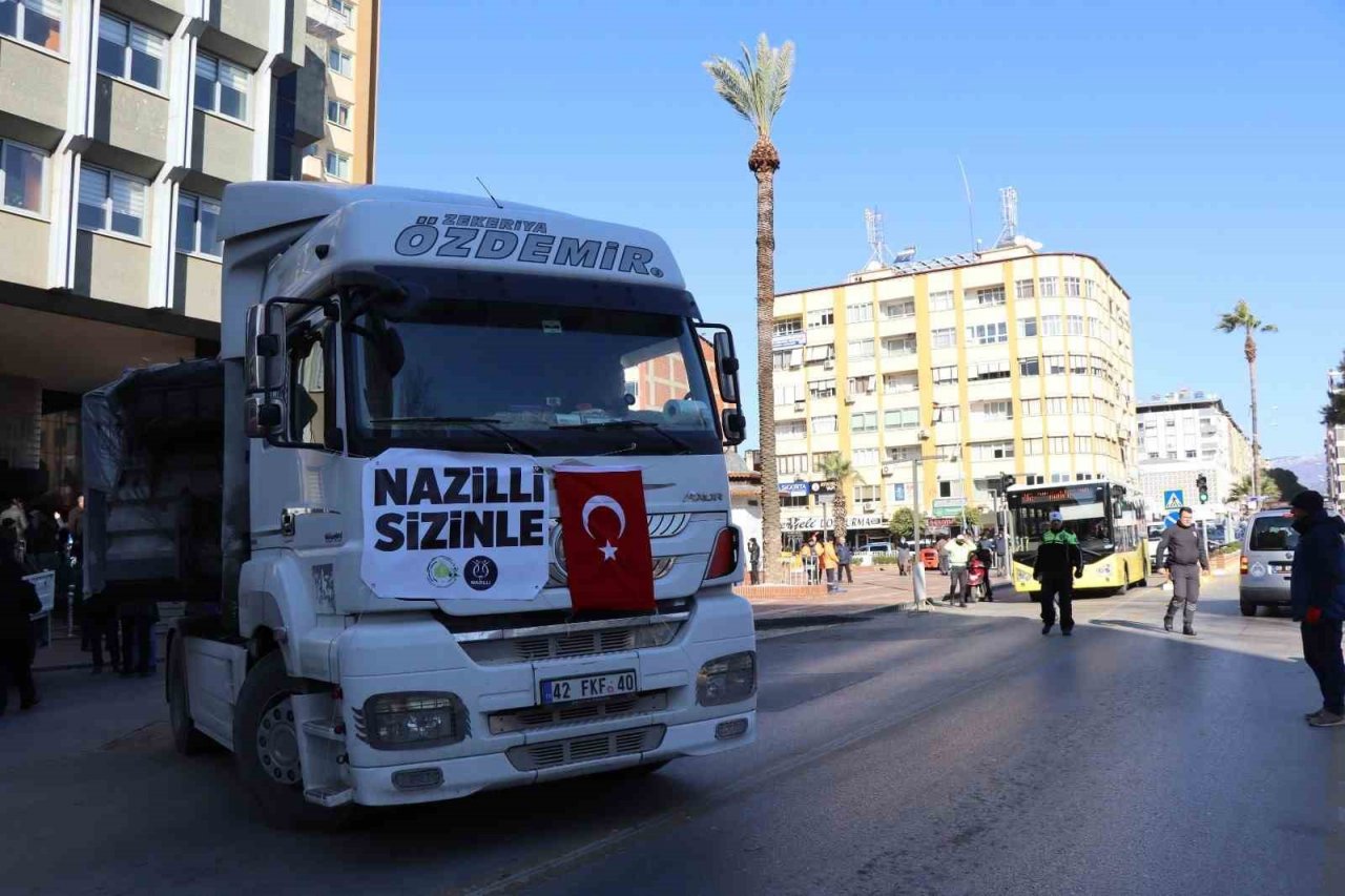 Nazilli’de yardım kampanyası 4’üncü gününde devam ediyor