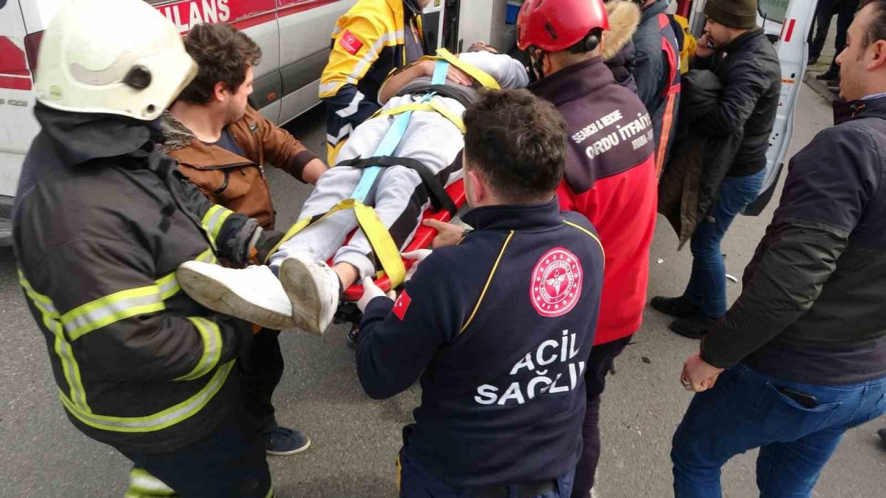 Ordu’da trafik kazası: 2 yaralı