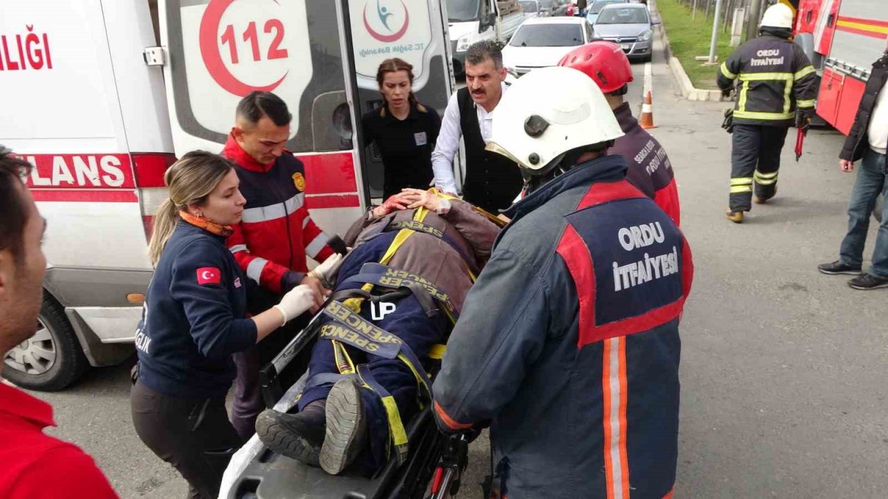 Ordu’da trafik kazası: 2 yaralı