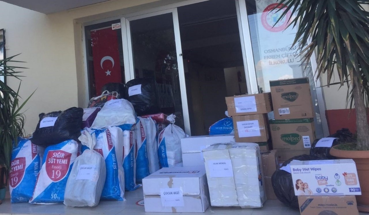 Aydın Milli Eğitim ailesi tek yürek deprem bölgesinde