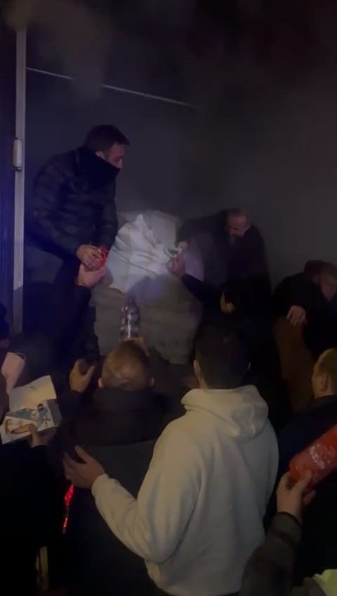 Bolu’dan Kahramanmaraş’a giden yardım tırı alev aldı