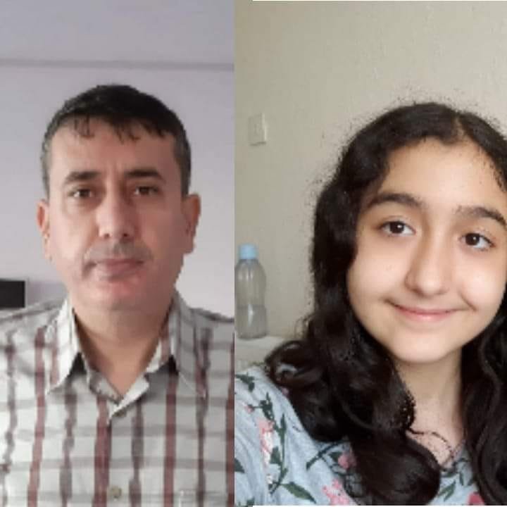 Depremde hayatını kaybeden baba ve kızı Emet’te toprağa verildi