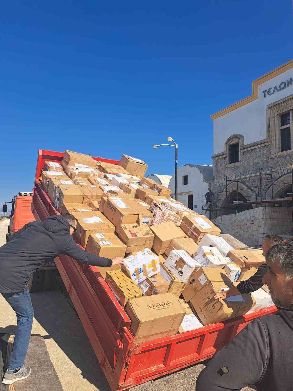 Rodos’tan depremzedelere yardım eli