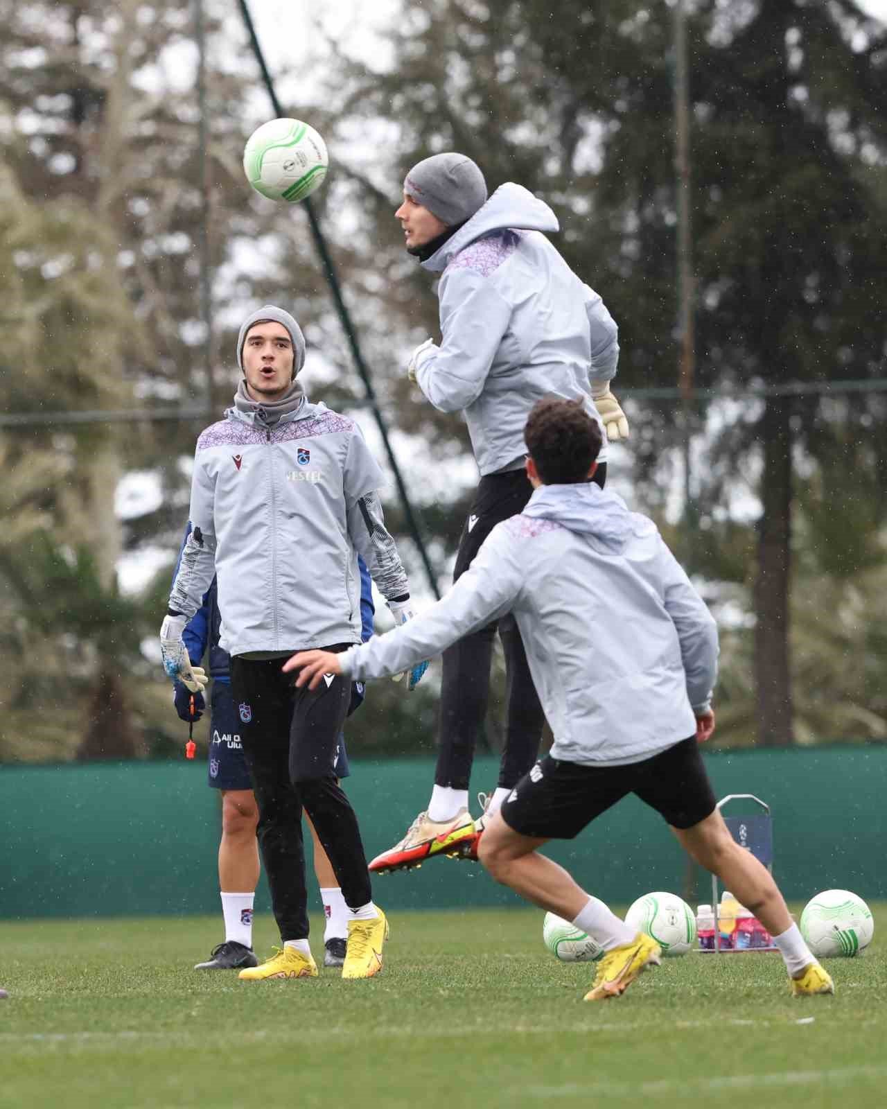 Trabzonspor, Basel maçı hazırlıklarını sürdürdü