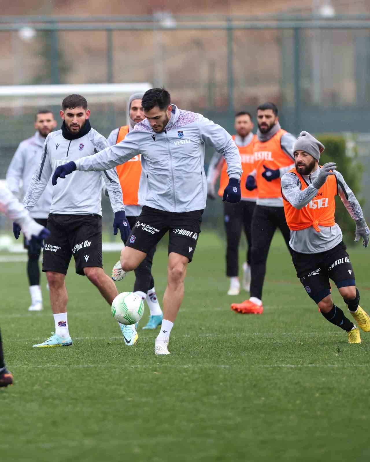 Trabzonspor, Basel maçı hazırlıklarını sürdürdü