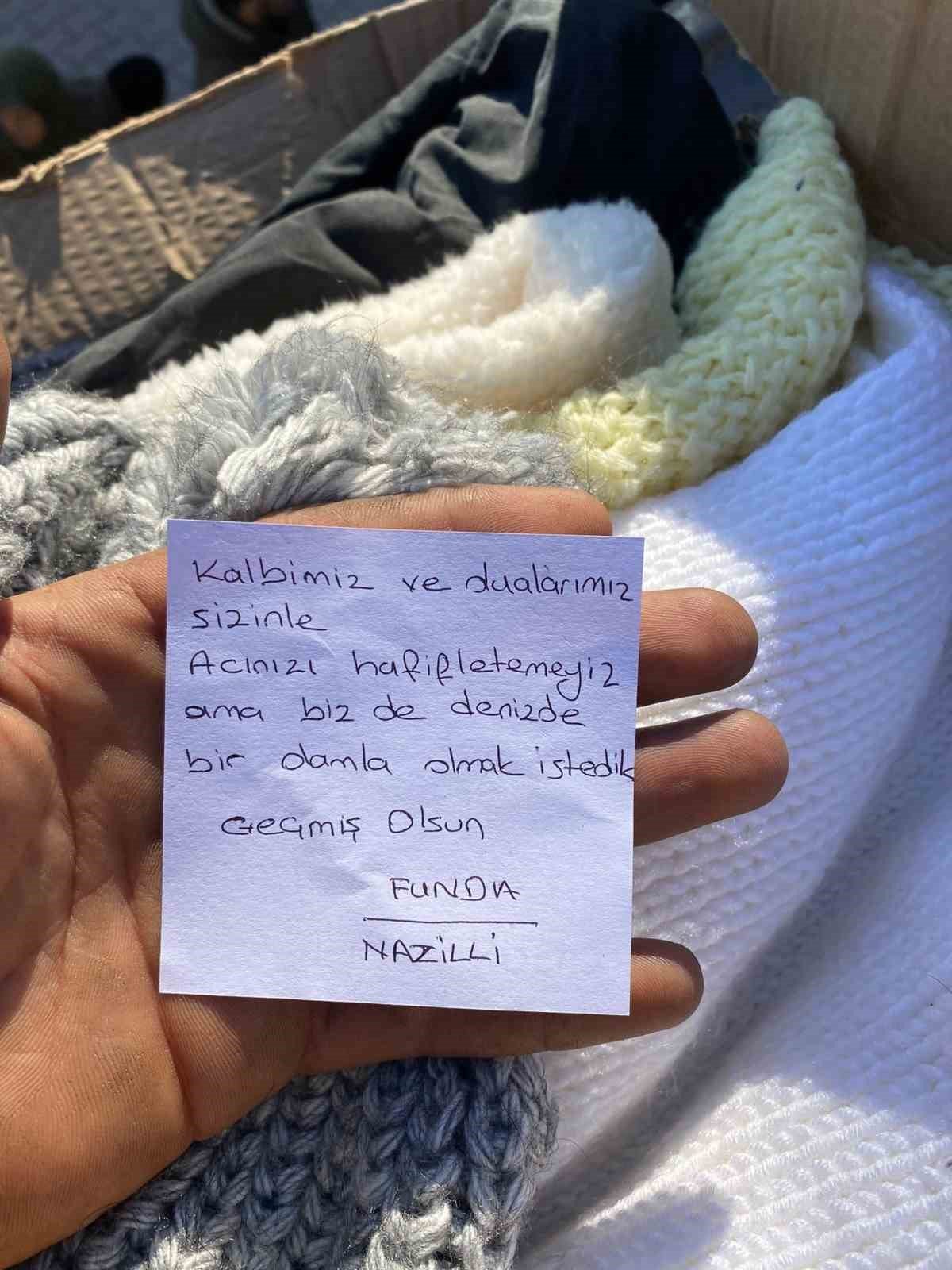 Nazilli 7’den 70’e depreme karşı tek yürek oldu