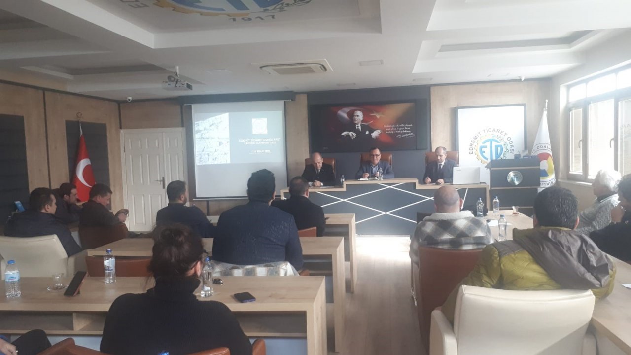 Edremit Ticaret Odası yardım faaliyetlerini aralıksız devam ettiriyor